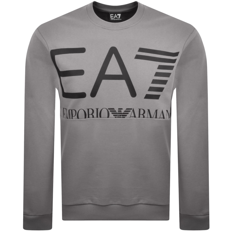 Image number 1 for EA7 Emporio Armani Logo Sweatshirt Grey