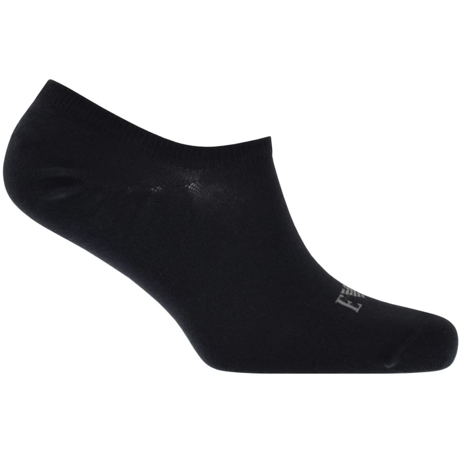 Image number 3 for Emporio Armani 3 Pack Low Cut Socks Navy