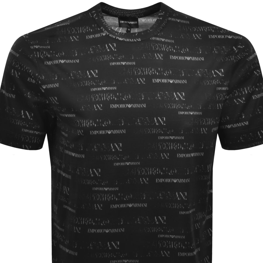 Image number 2 for Emporio Armani Logo T Shirt Black
