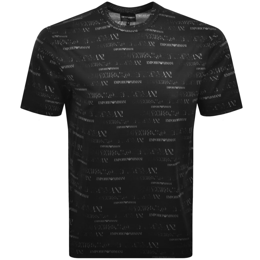 Image number 1 for Emporio Armani Logo T Shirt Black
