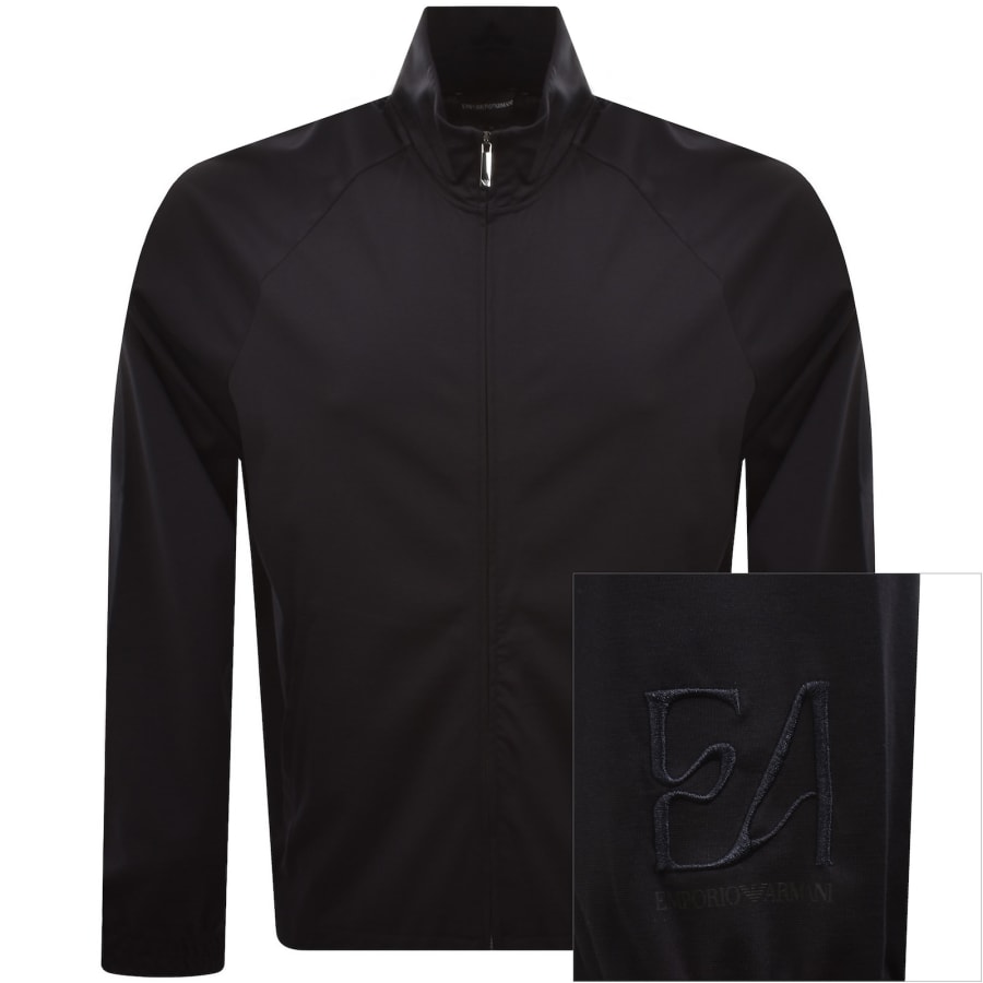 Image number 1 for Emporio Armani Full Zip Sweatshirt Navy