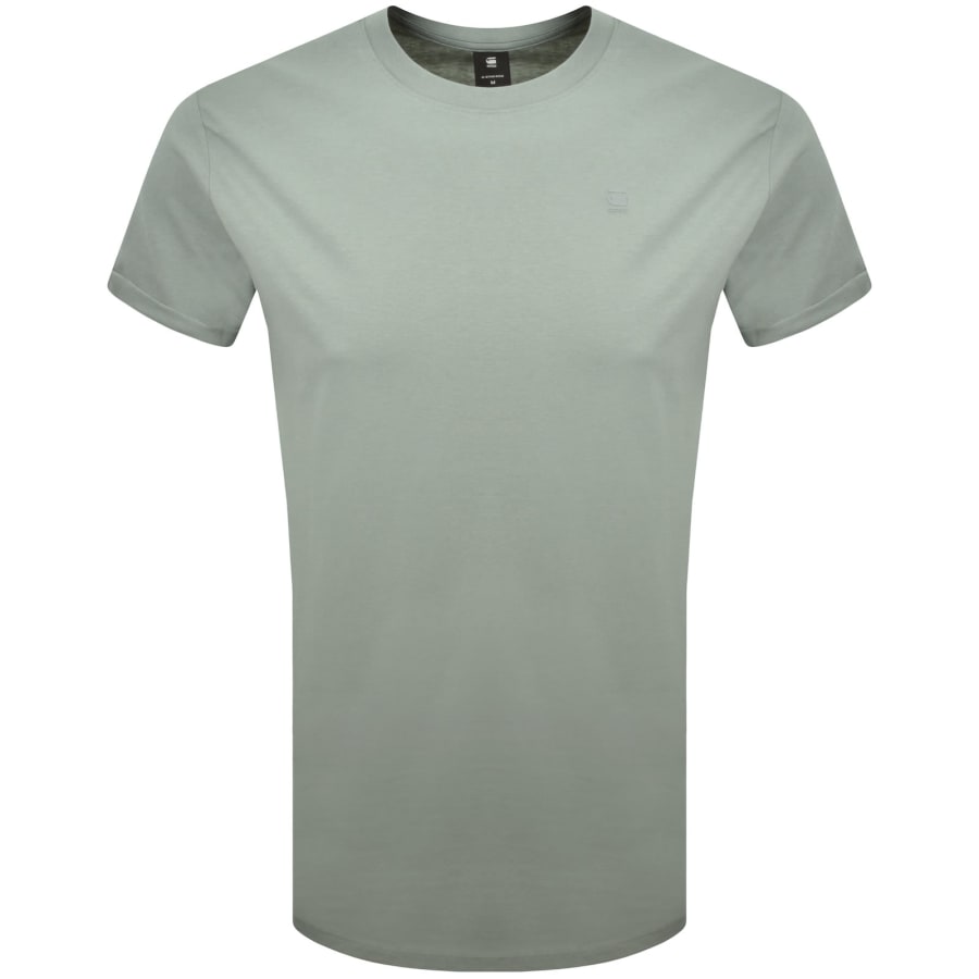 Image number 1 for G-Star Lash Logo T Shirt Iceberg Green