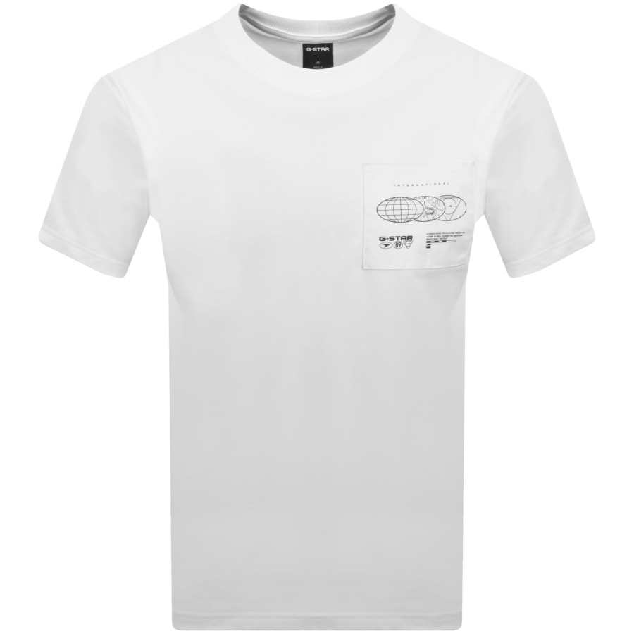 Image number 1 for G-Star Applique T Shirt White