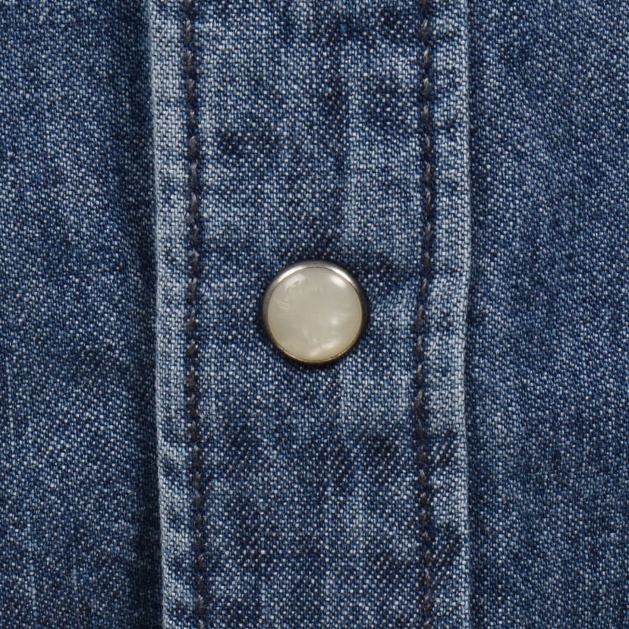 Image number 4 for G Star Raw Dakota Regular Long Sleeved Shirt Blue