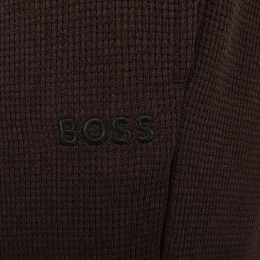Image number 4 for BOSS Waffle Shorts Brown