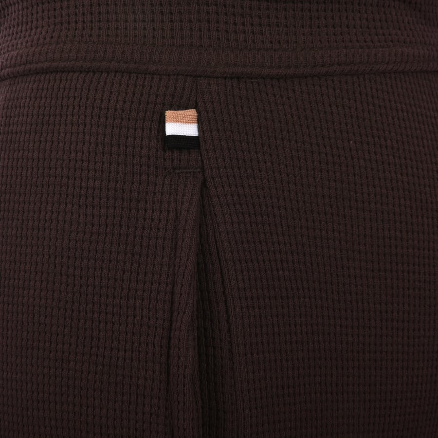 Image number 5 for BOSS Waffle Shorts Brown