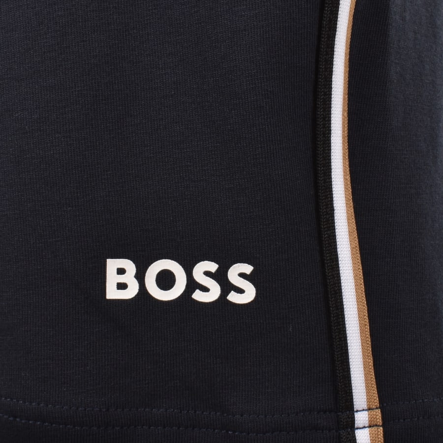 Image number 4 for BOSS Unique Jersey Shorts Blue