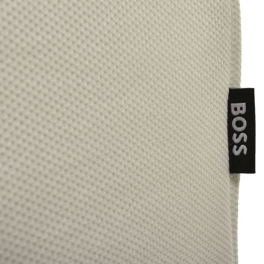 Image number 3 for BOSS Plyer 18 Long Sleeved Polo T Shirt Cream