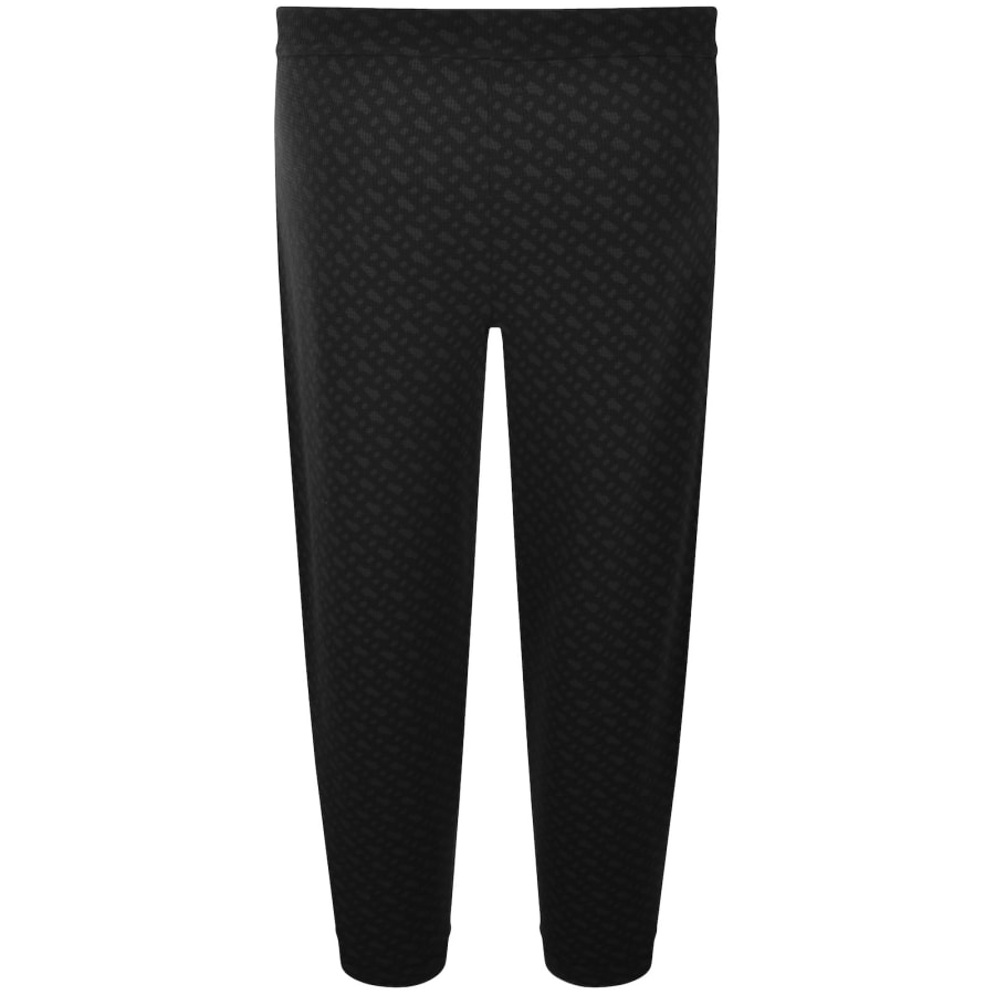 Image number 2 for BOSS Waffle All Over Print Joggers Black
