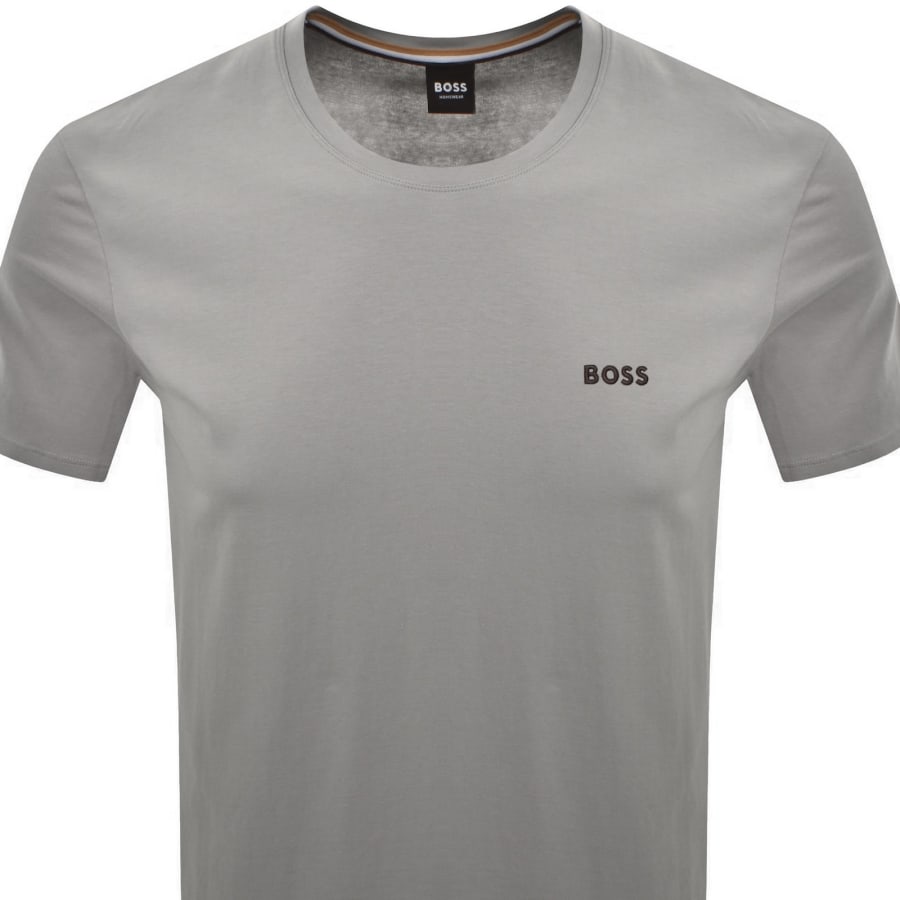 Image number 2 for BOSS Unique T Shirt Grey