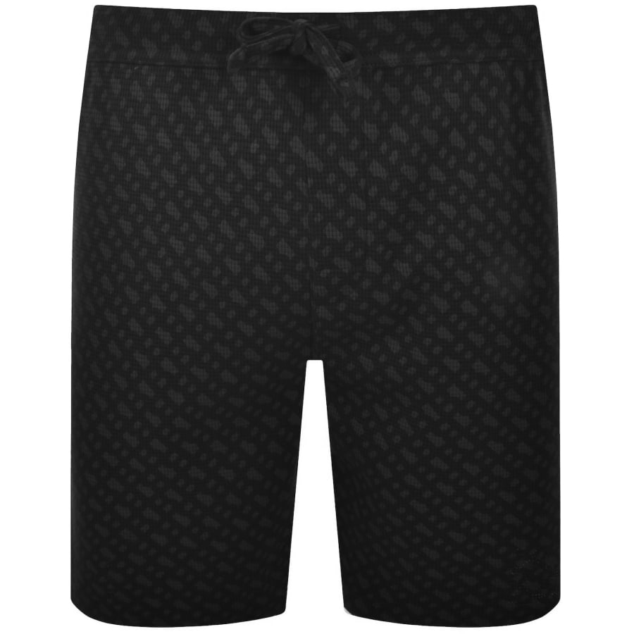 Image number 1 for BOSS Waffle All Over Print Shorts Black