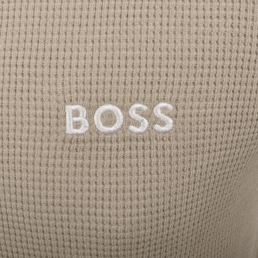 Image number 3 for BOSS Waffle T Shirt Light Beige