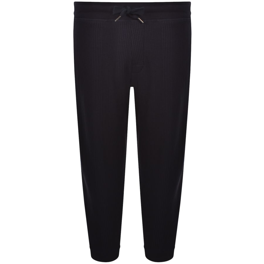 Image number 1 for BOSS Waffle Structure Joggers Navy