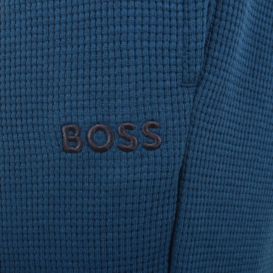 Image number 4 for BOSS Waffle Shorts Blue