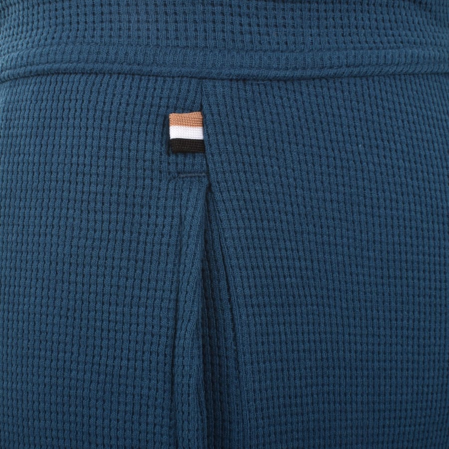 Image number 5 for BOSS Waffle Shorts Blue