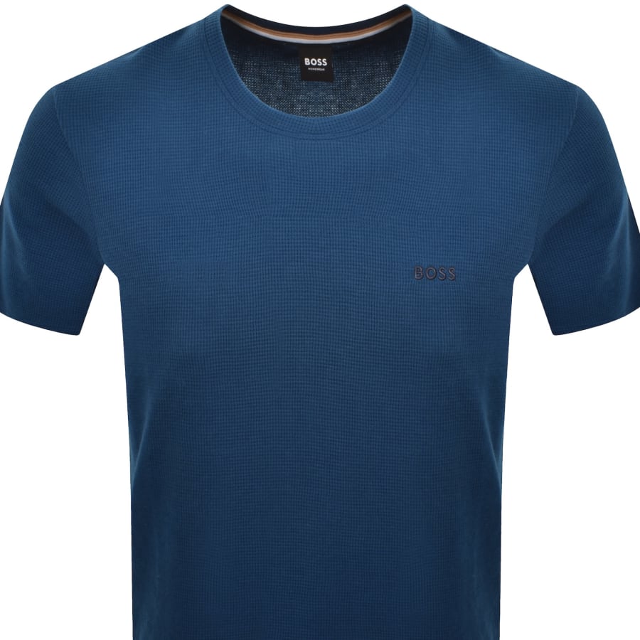 Image number 2 for BOSS Waffle T Shirt Blue