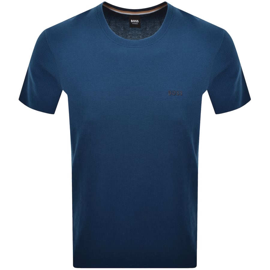 Image number 1 for BOSS Waffle T Shirt Blue
