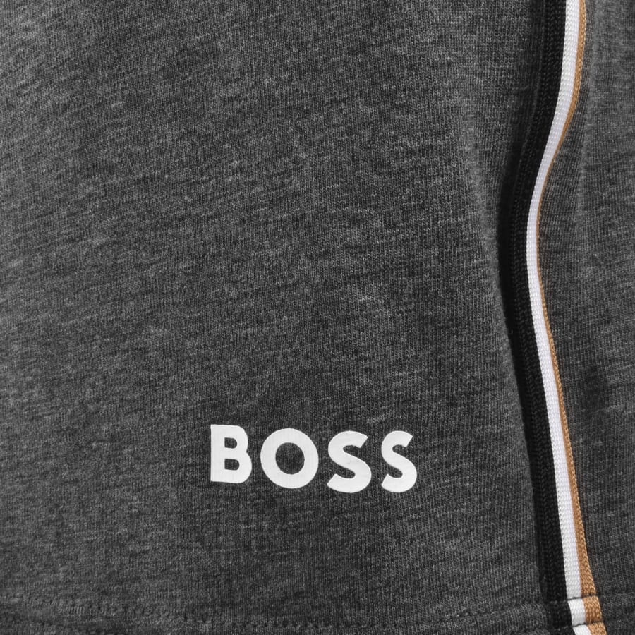 Image number 4 for BOSS Unique Jersey Shorts Grey
