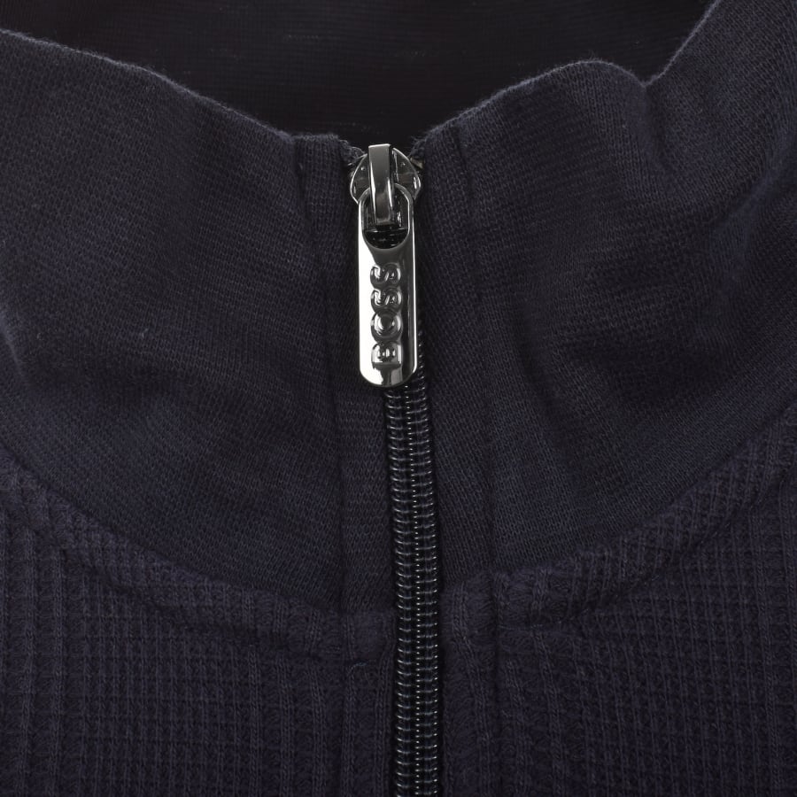 Image number 3 for BOSS Structure Full Zip Sweatshirt Dark Blue