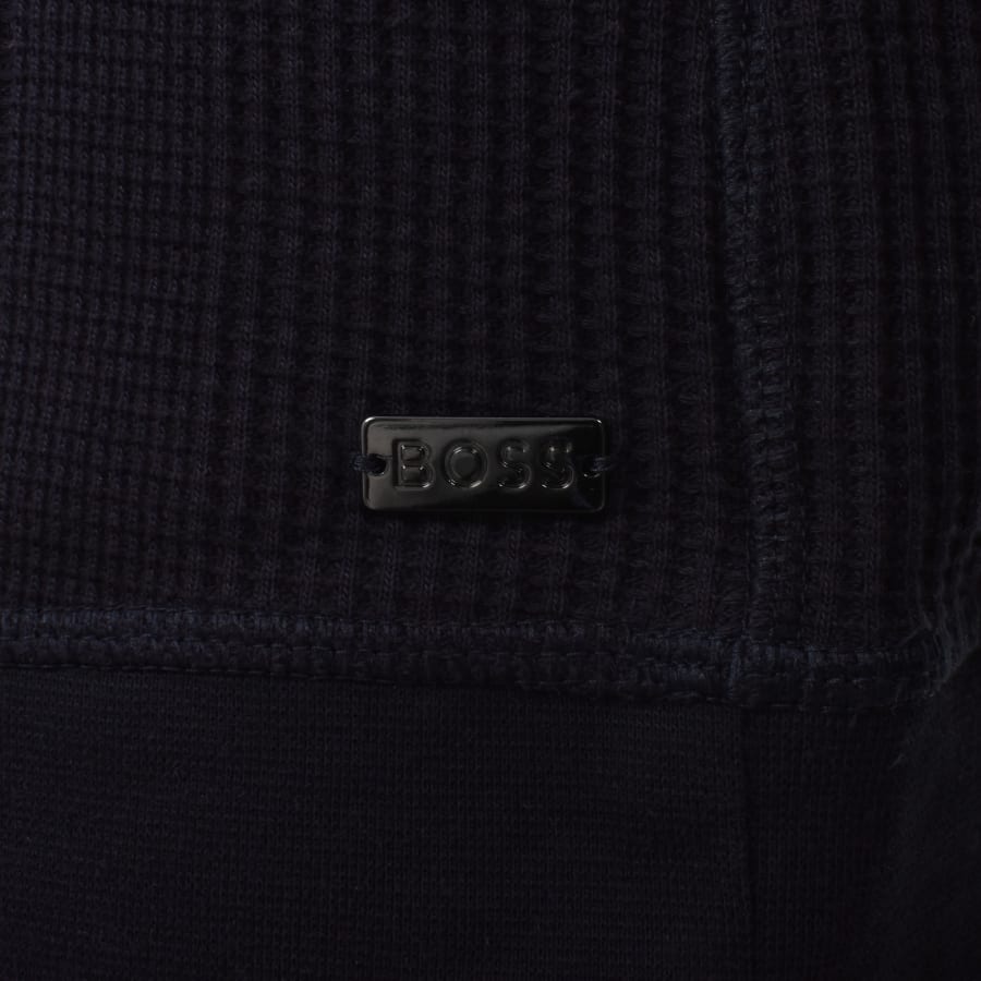 Image number 4 for BOSS Structure Full Zip Sweatshirt Dark Blue