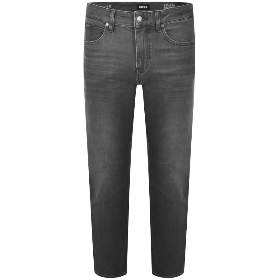 Image number 2 for BOSS Re Maine Regular Fit Jeans Grey