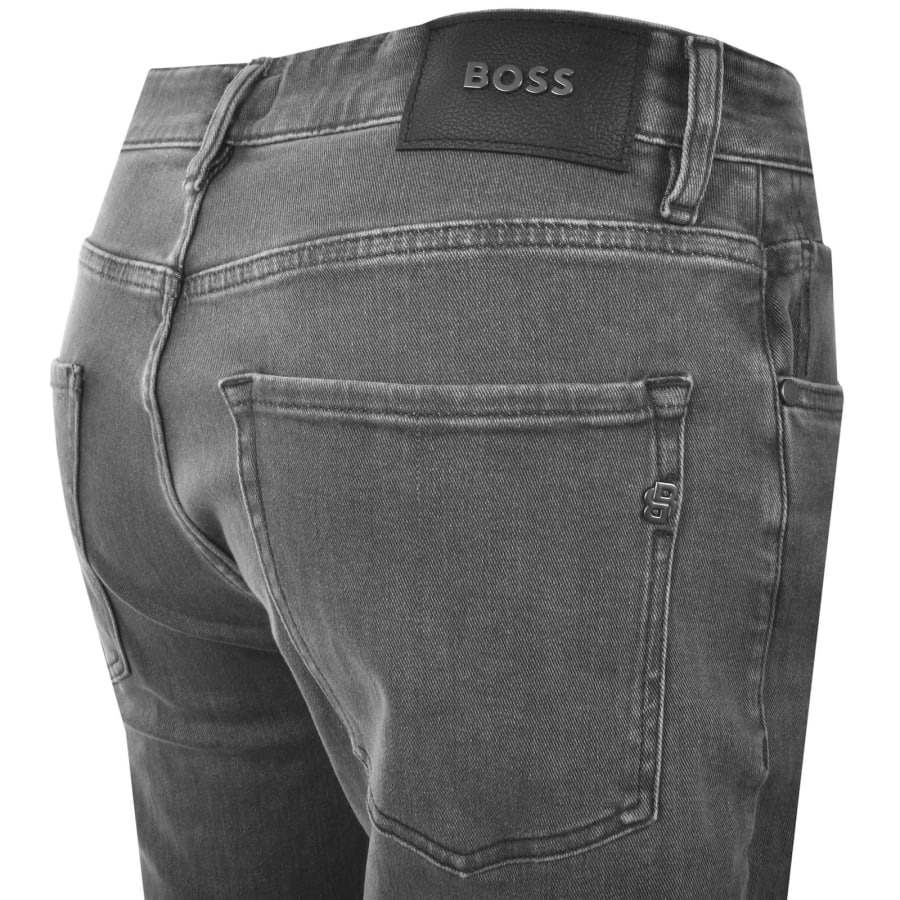 Image number 4 for BOSS Re Maine Regular Fit Jeans Grey