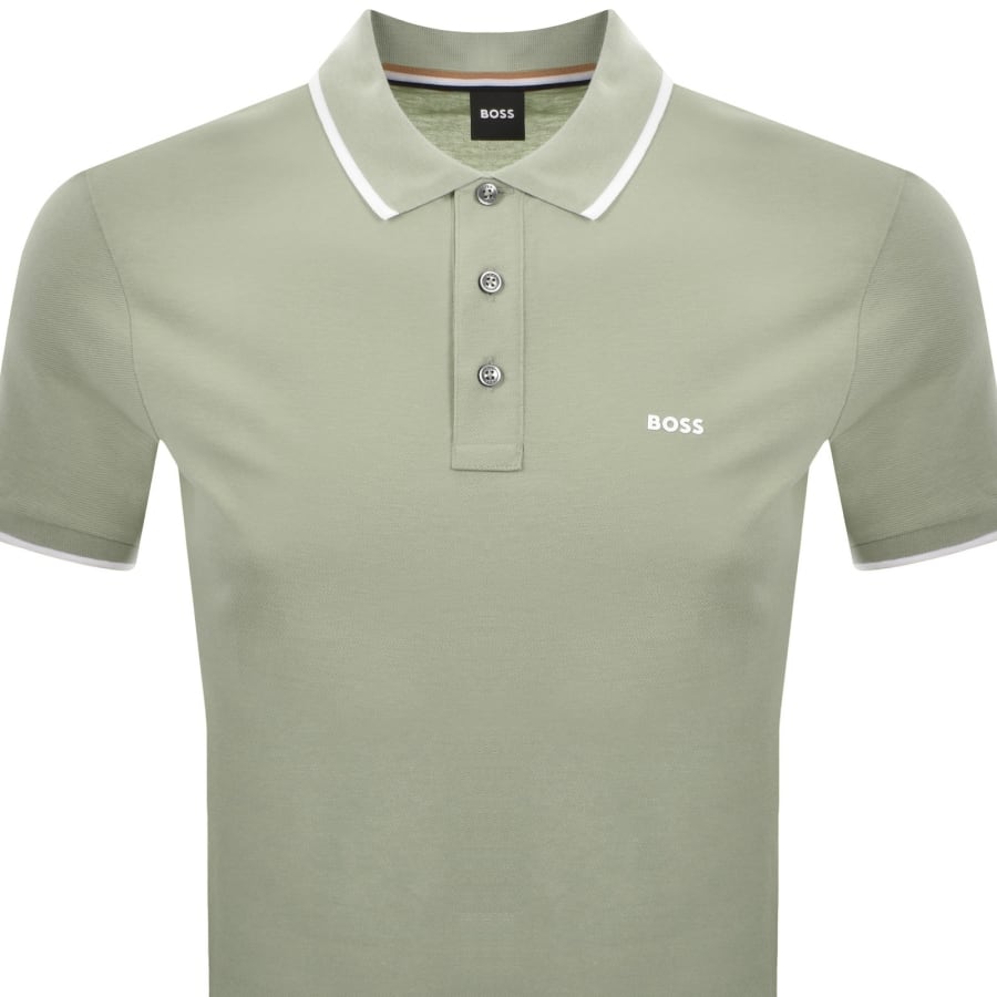 Image number 2 for BOSS Parlay 190 Polo T Shirt Green