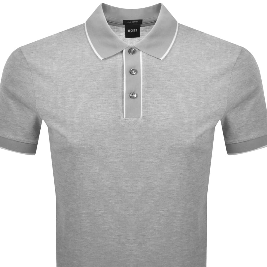 Image number 2 for BOSS H Parlay 81 Polo Grey