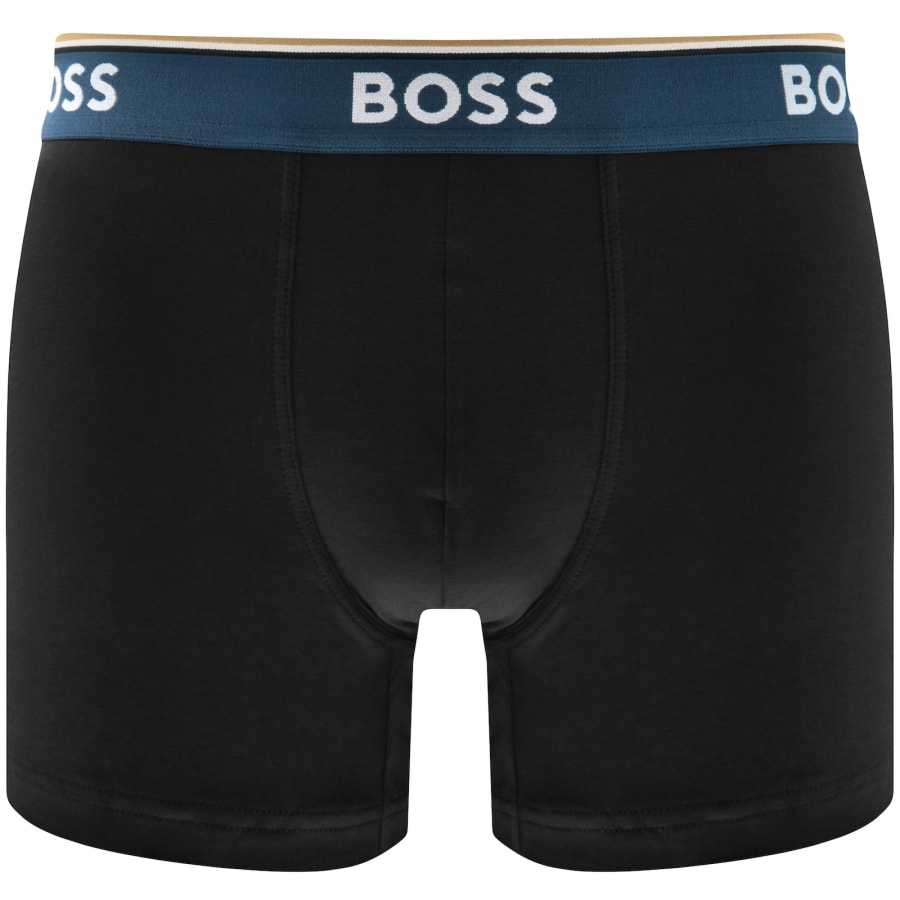 Image number 2 for BOSS Underwear 3 Pack Power Boxer Briefs Black