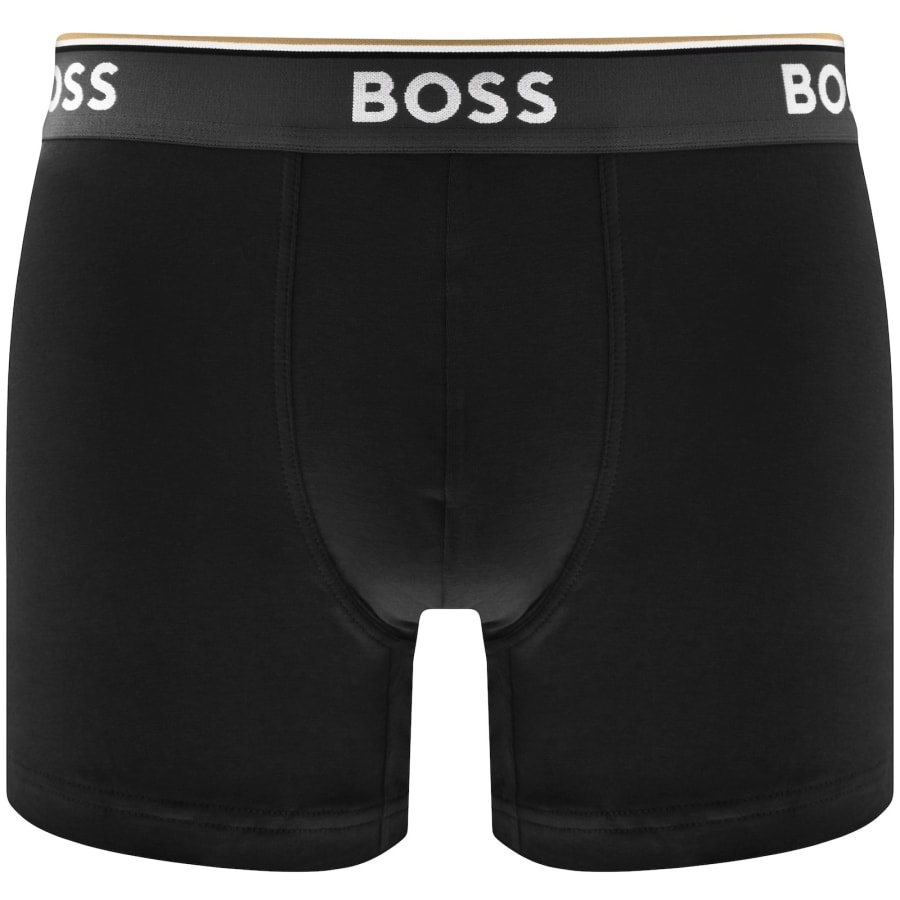 Image number 3 for BOSS Underwear 3 Pack Power Boxer Briefs Black