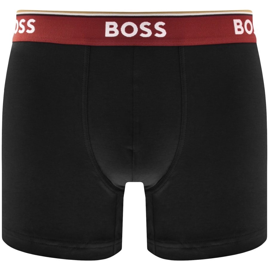 Image number 4 for BOSS Underwear 3 Pack Power Boxer Briefs Black