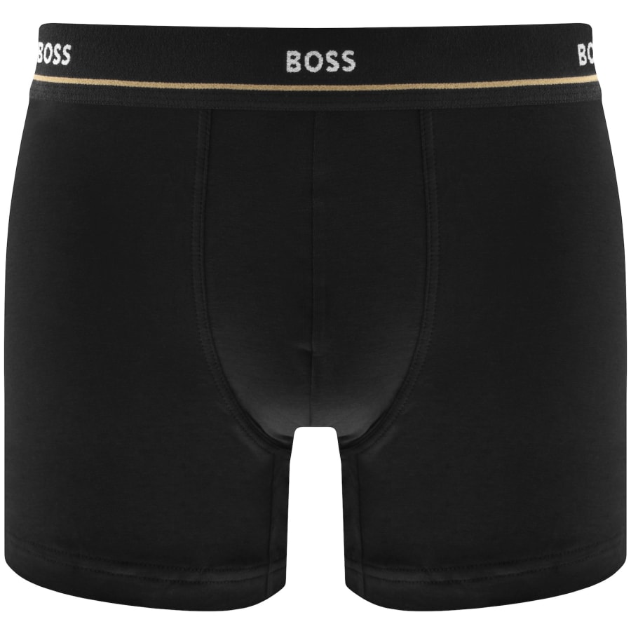 Image number 2 for BOSS Underwear 5 Pack Boxer Briefs Black