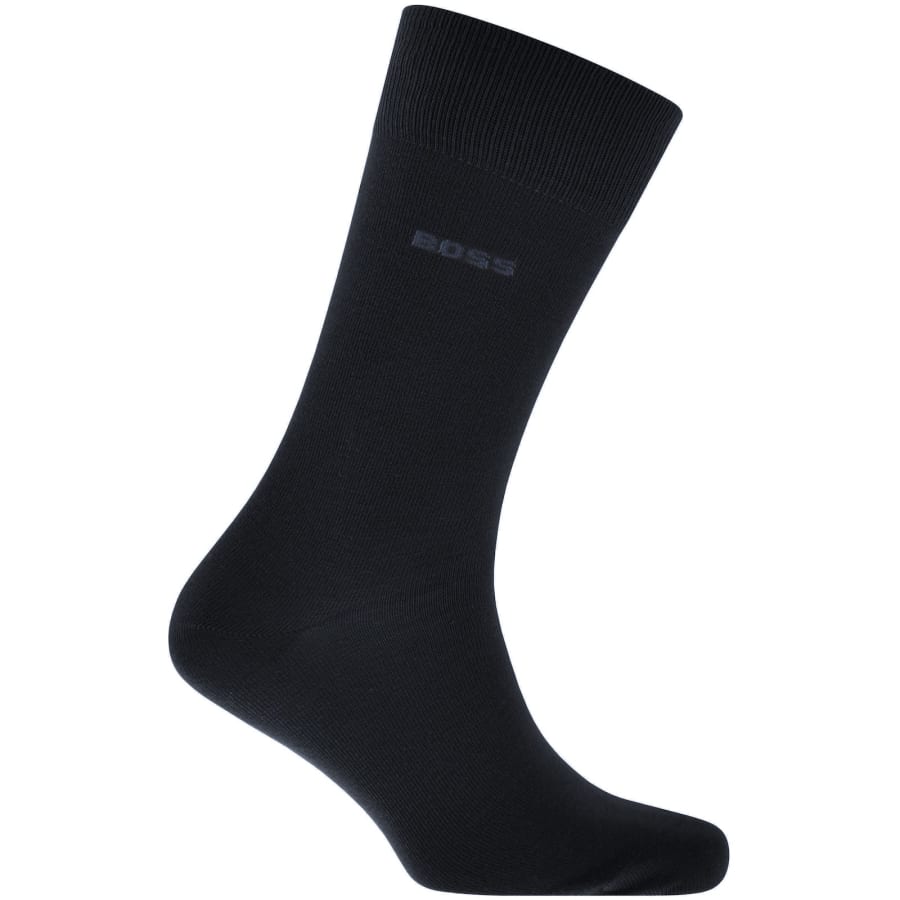 Image number 2 for BOSS 5 Pack Paul Crew Socks Navy