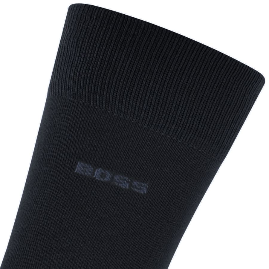 Image number 3 for BOSS 5 Pack Paul Crew Socks Navy