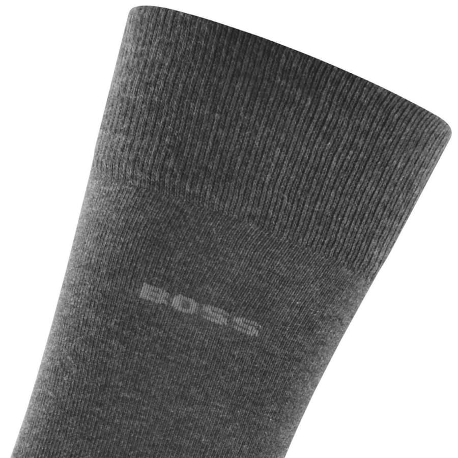 Image number 3 for BOSS 3 Pack Paul Crew Socks Grey