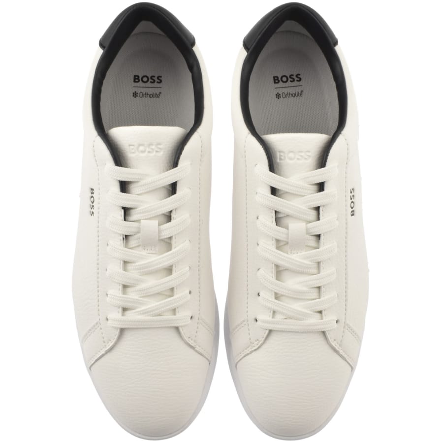 Image number 3 for BOSS Nitan Trainers White