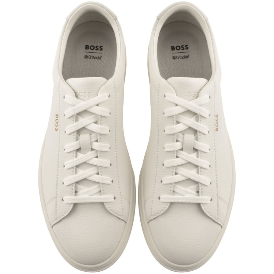 Image number 3 for BOSS Kieran Tennis Trainers White