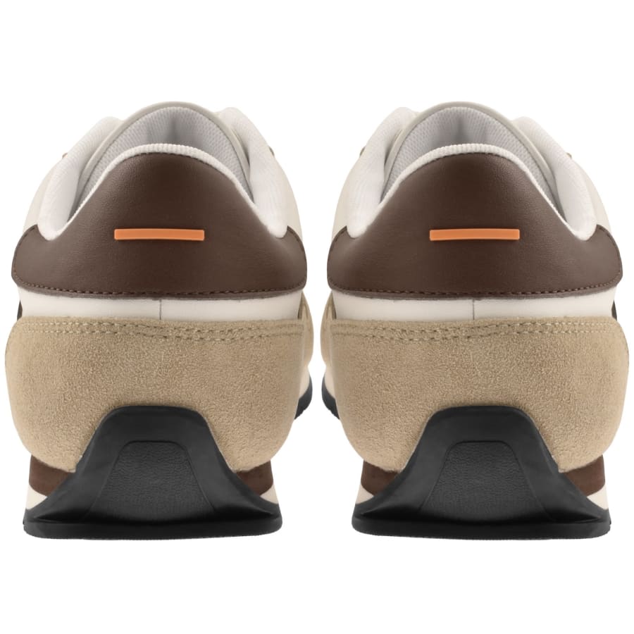 Image number 2 for BOSS Levon Runner Trainers Open White