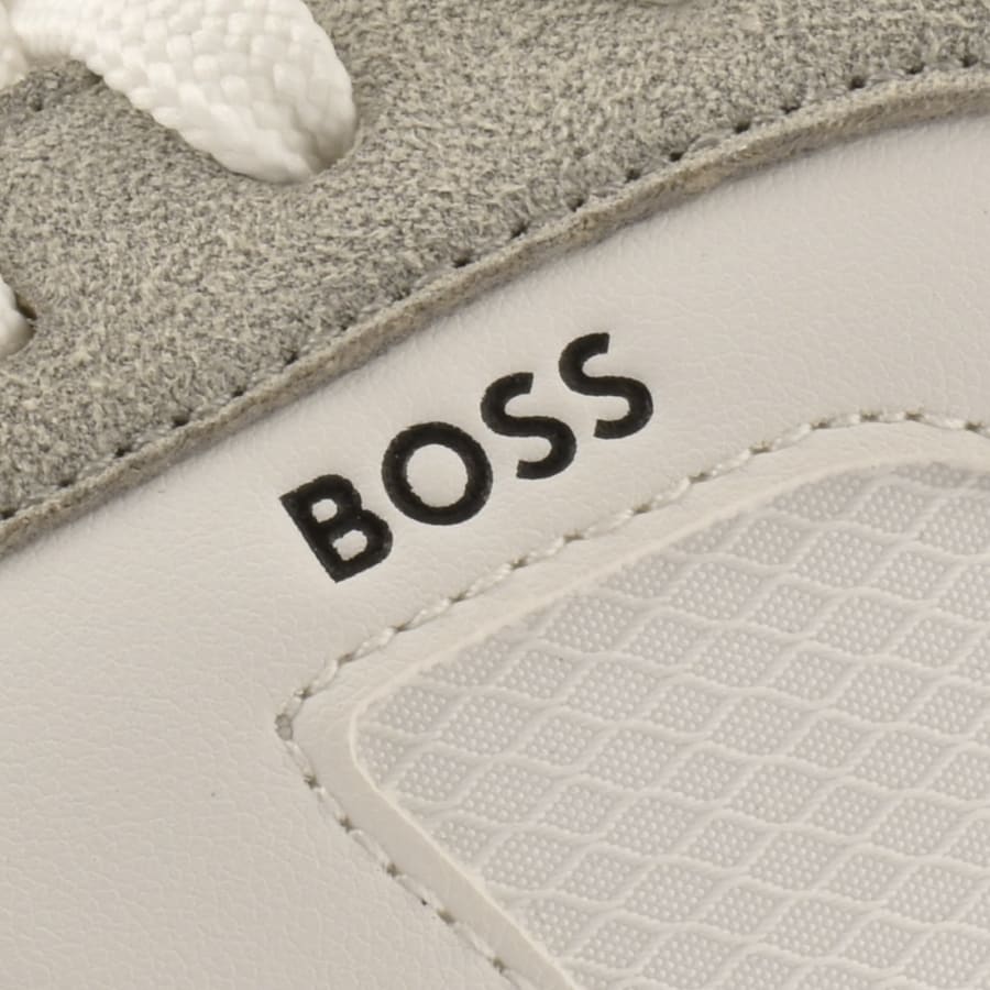 Image number 4 for BOSS Parkour L Runner Trainers Open White