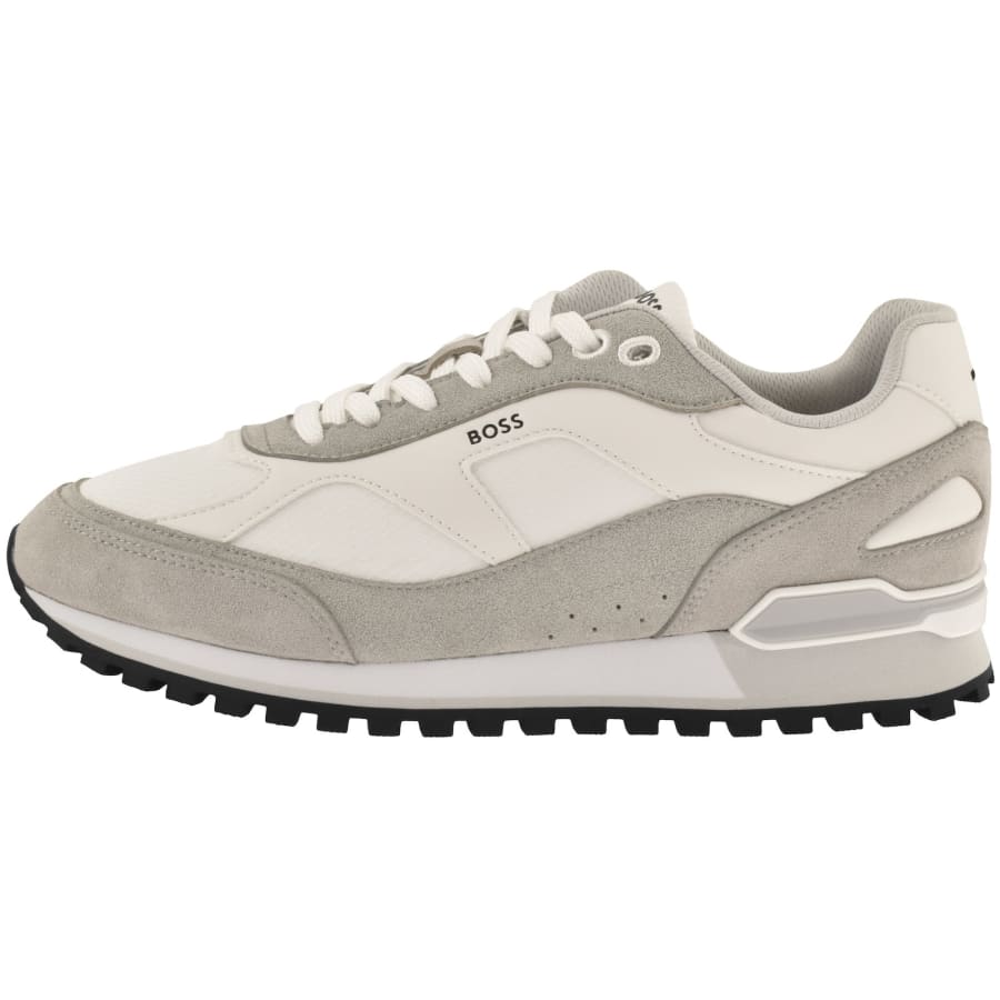 Image number 1 for BOSS Parkour L Runner Trainers Open White