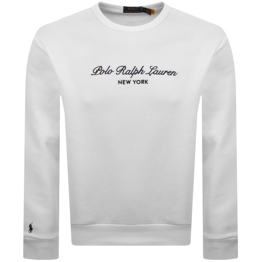 Image number 1 for Ralph Lauren Logo Sweatshirt White