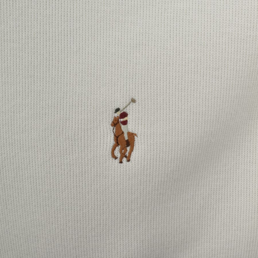 Image number 3 for Ralph Lauren Quarter Zip Knit Jumper White