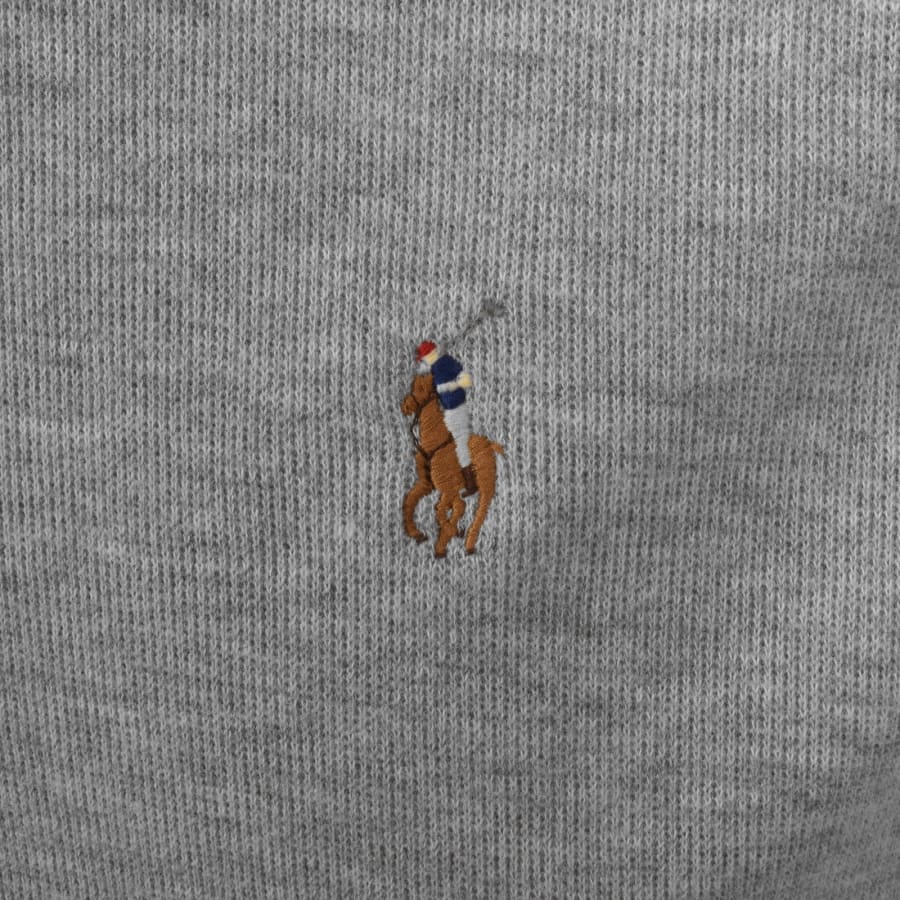 Image number 3 for Ralph Lauren Quarter Zip Knit Jumper Grey