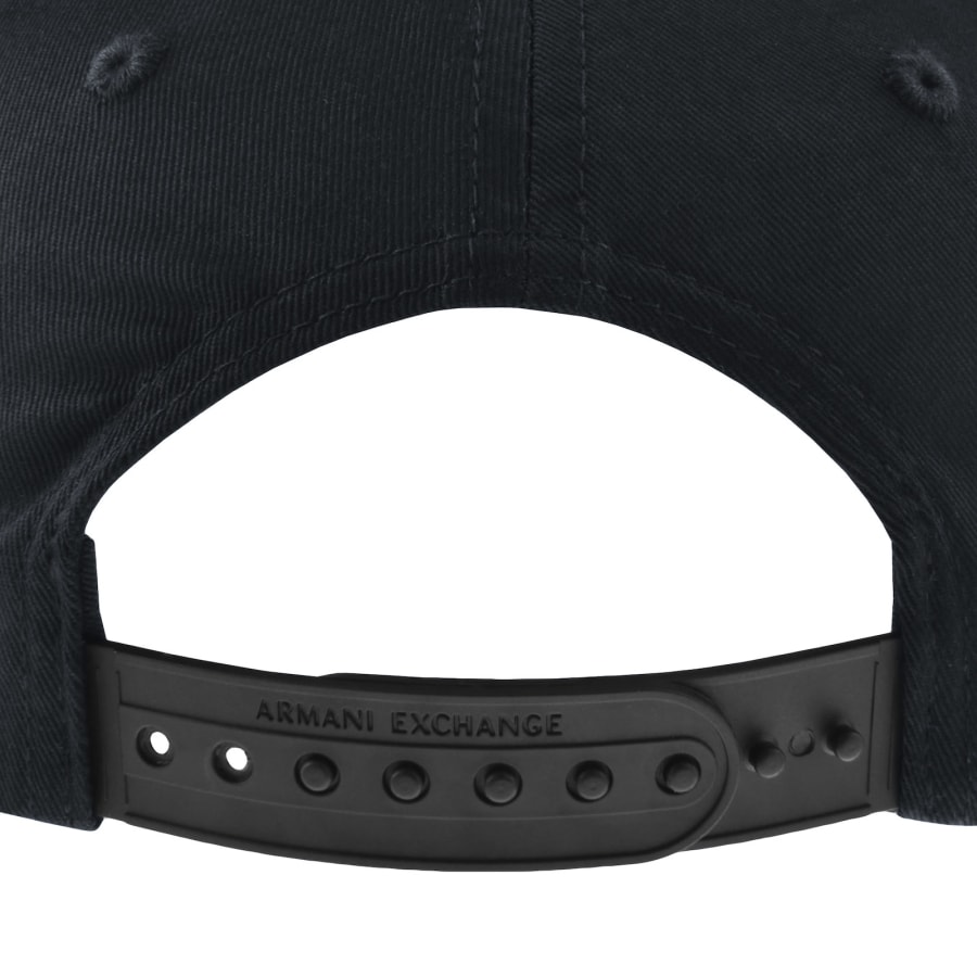 Image number 3 for Armani Exchange Logo Baseball Cap Navy