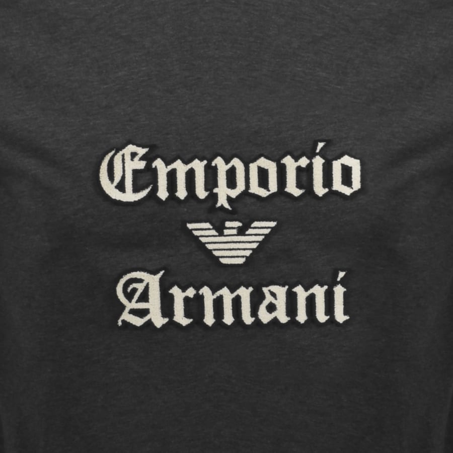 Image number 3 for Emporio Armani Logo T Shirt Grey