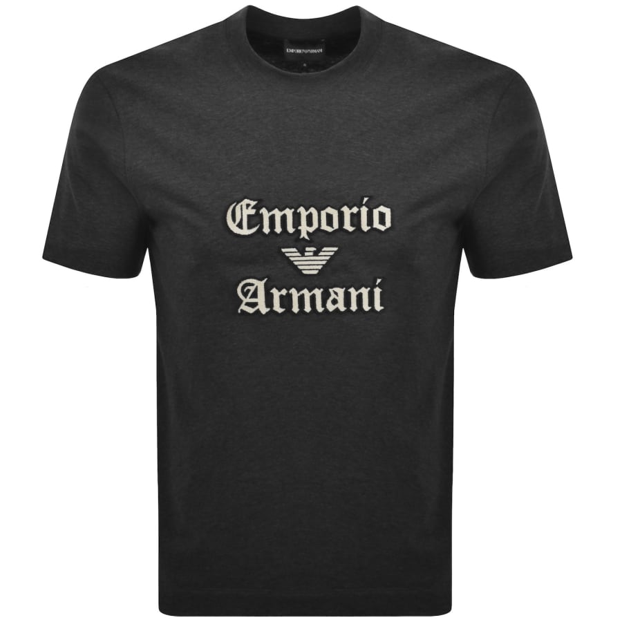 Image number 1 for Emporio Armani Logo T Shirt Grey