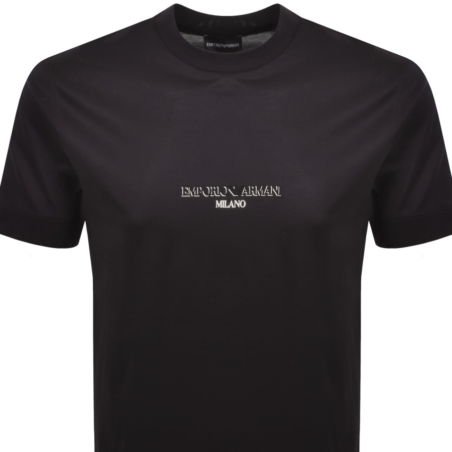 Image number 2 for Emporio Armani Logo T Shirt Navy