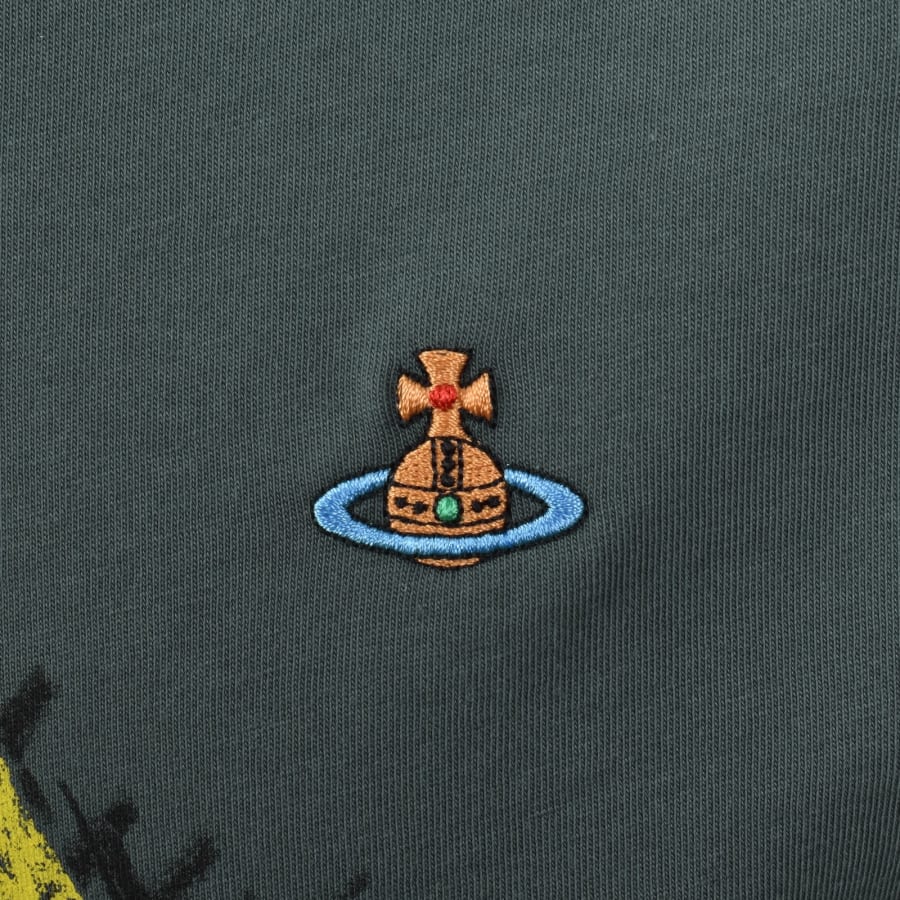 Image number 3 for Vivienne Westwood On The Lash T Shirt Green
