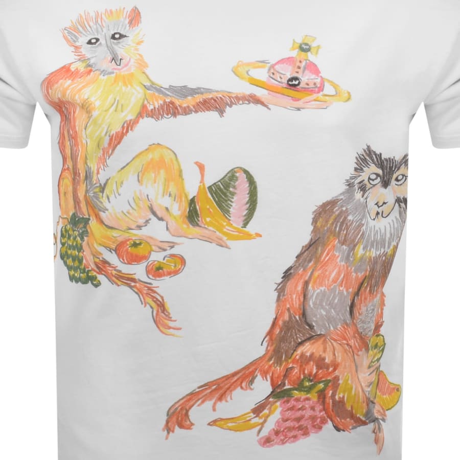 Image number 3 for Vivienne Westwood Monkeys T Shirt White