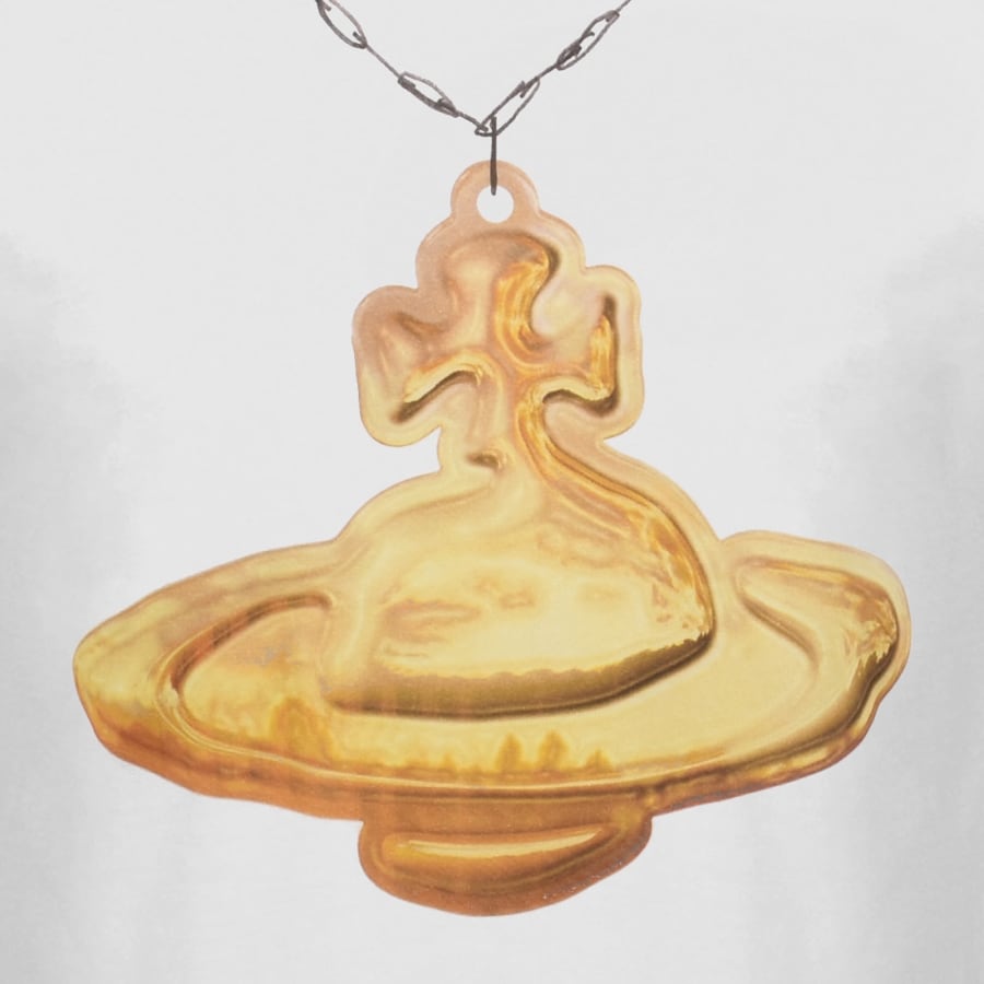 Image number 3 for Vivienne Westwood Gold Orb T Shirt White